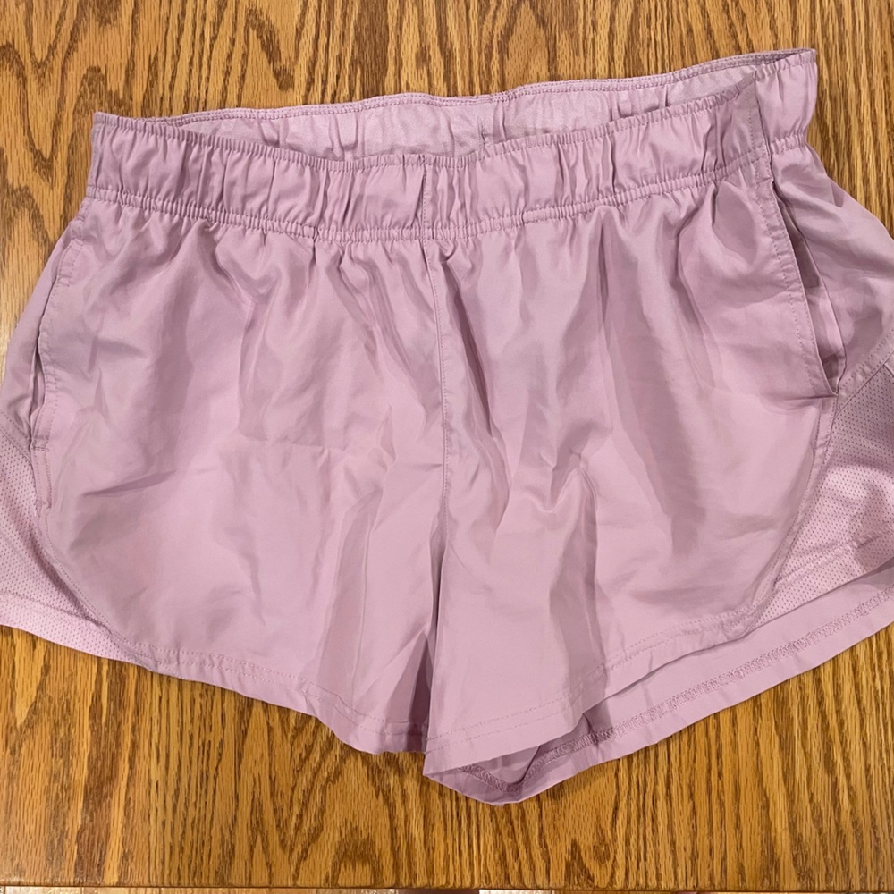 Light purple athletic shorts